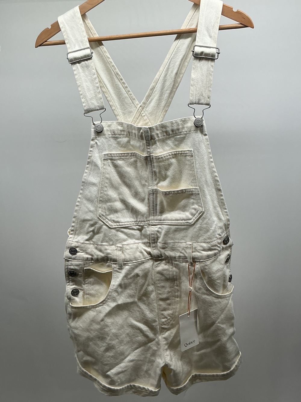 100% Organic Denim Shortalls